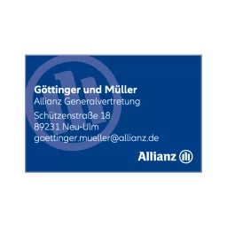 Die Allianz Göttinger und Müller in Neu-Ulm